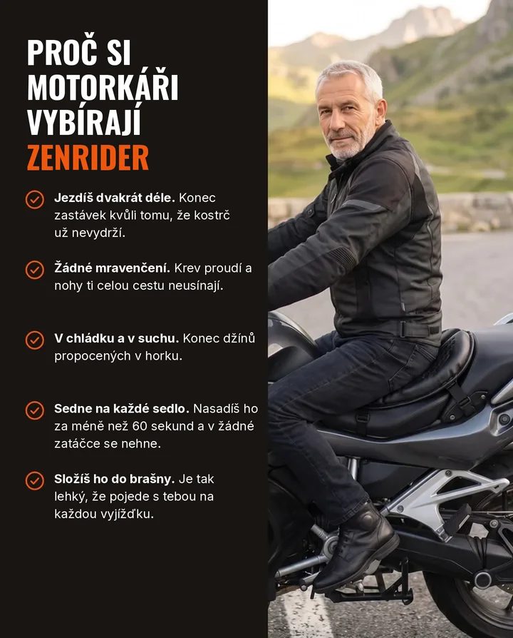 Proč motorkáři volí ZenRider